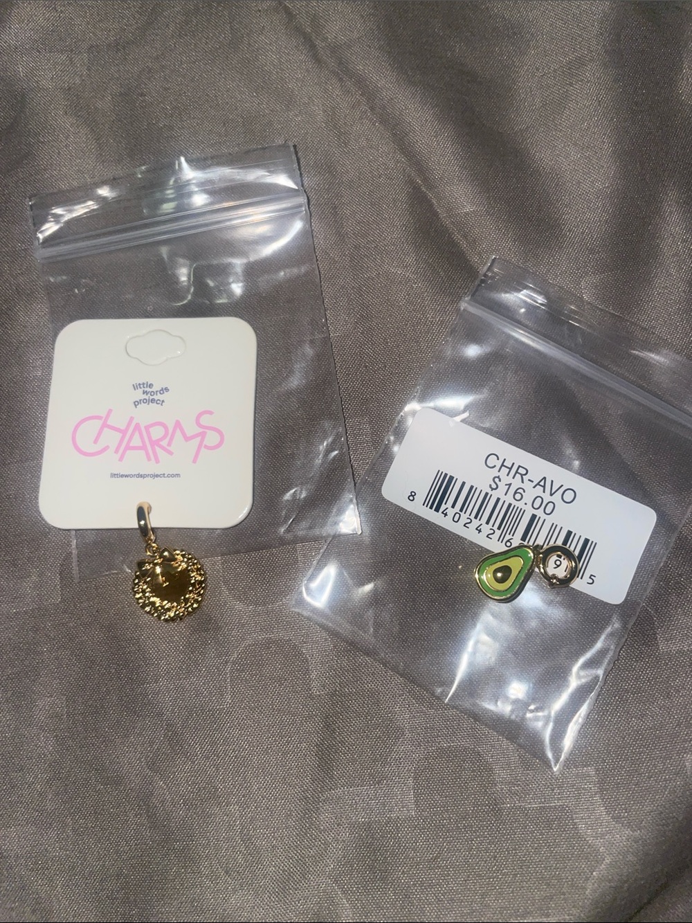 Little words project charms set